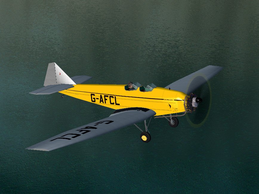 Paul Gaussen's BA Swallow II with Pobjoy engine.